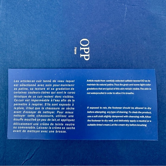 OPP France Genuine Cowhide Leather Luxury Sneakers, 10 - Picture 13 of 16